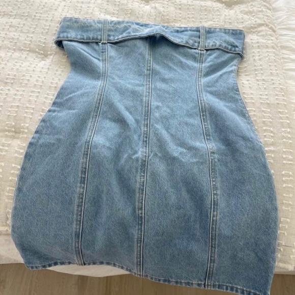 Meshki Denim Mini Dress - Picture 2 of 2